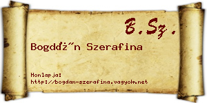Bogdán Szerafina névjegykártya
